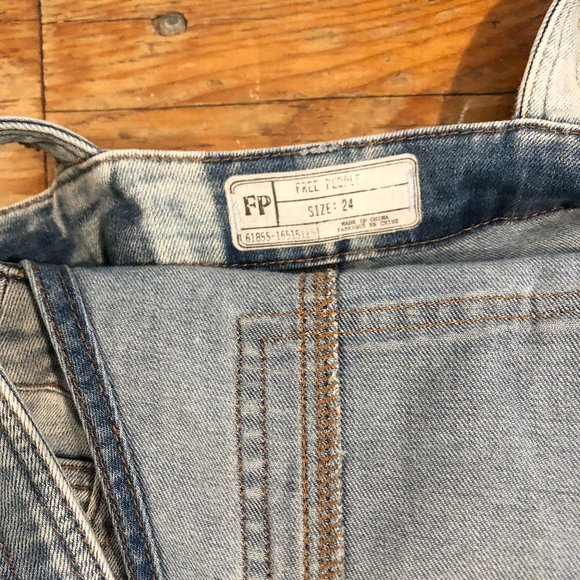 Free People Washed Denim Overalls - Picture 6 of 6